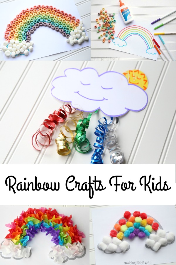 More Rainbow Crafts for Kids | Making Life Blissful