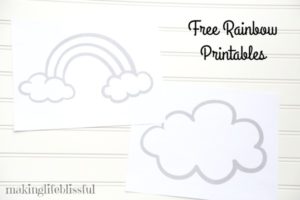 free rainbow printables