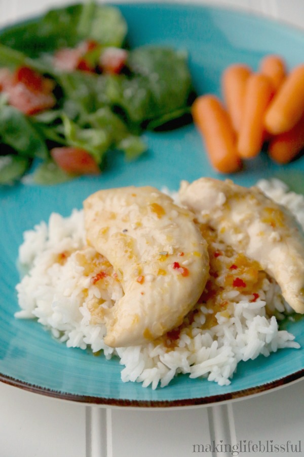 Easy 3 ingredient apricot chicken recipe