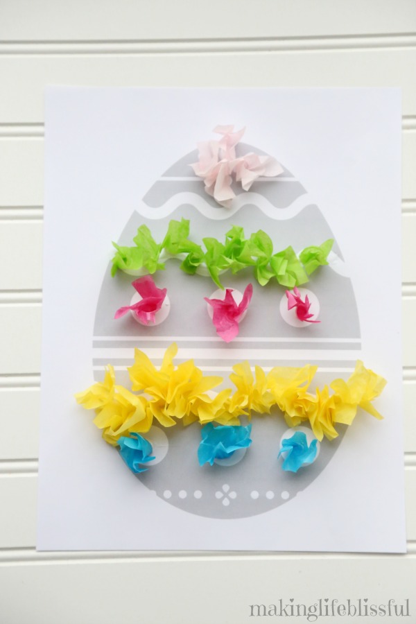 easter egg tissue paper 5 Making Life Blissful