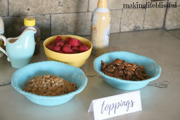 Waffle Bar Topping Ideas for Waffle Party or Brunch