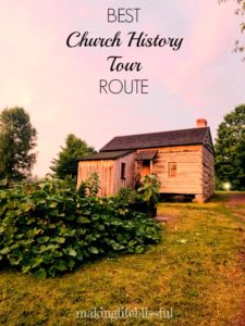 Church History Tour Route Pinterest Image