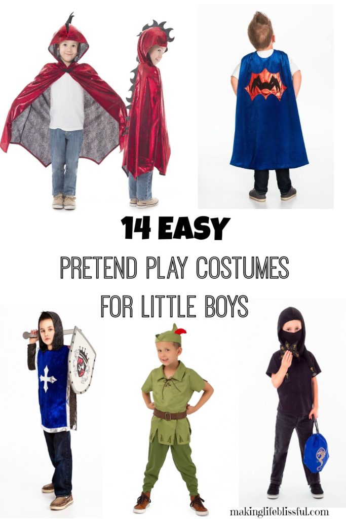 Easy dress up ideas for little boys