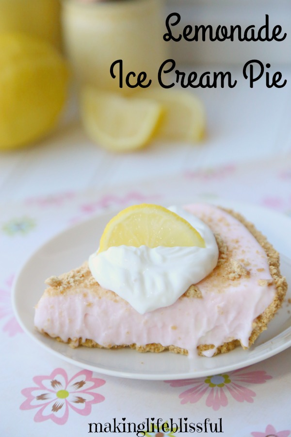 Lemonade Ice Cream Pie Making Life Blissful