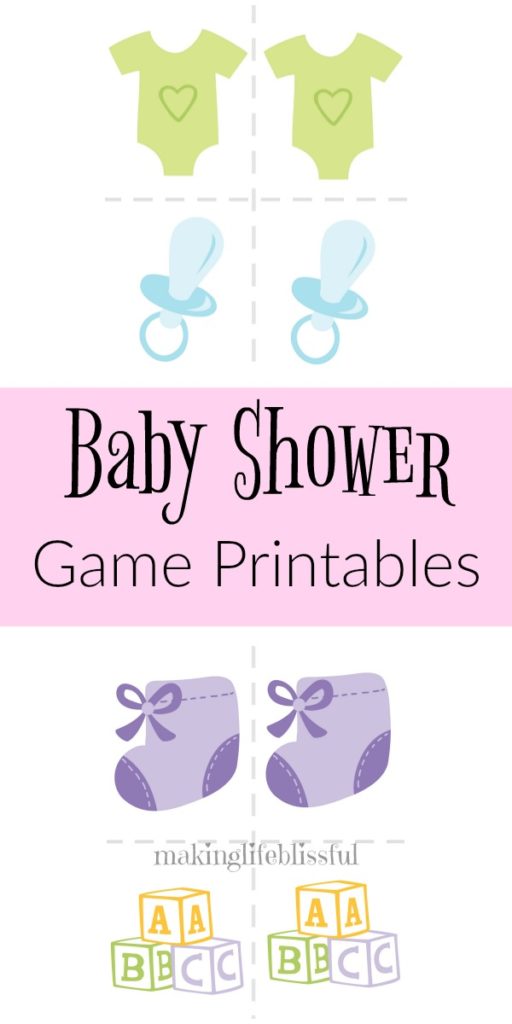 baby shower game printables | Making Life Blissful