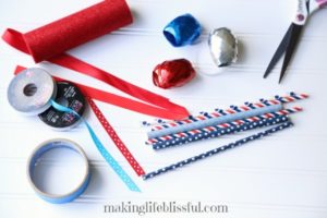 patriotic parade wand craft