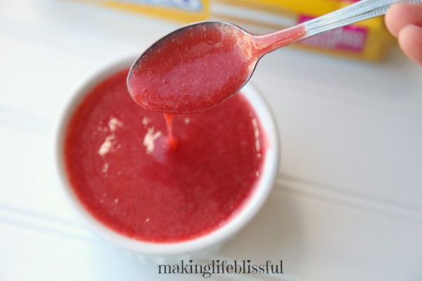 Easy strawberry syrup