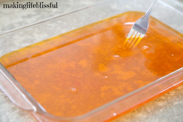 How to make orange Jell-O