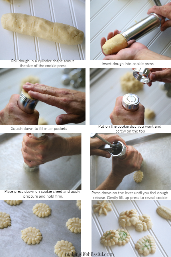 How to Use a Cookie Press  Easy Baking Tips and Recipes: Cookies