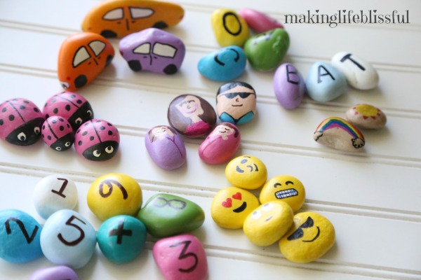 Easy painted rock ideas for beginners