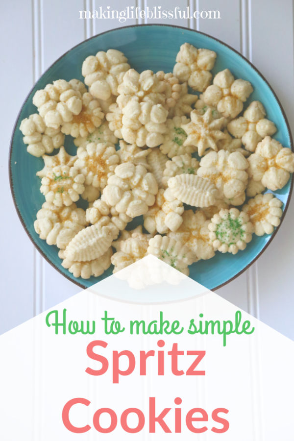 Spritz cookie dough recipe