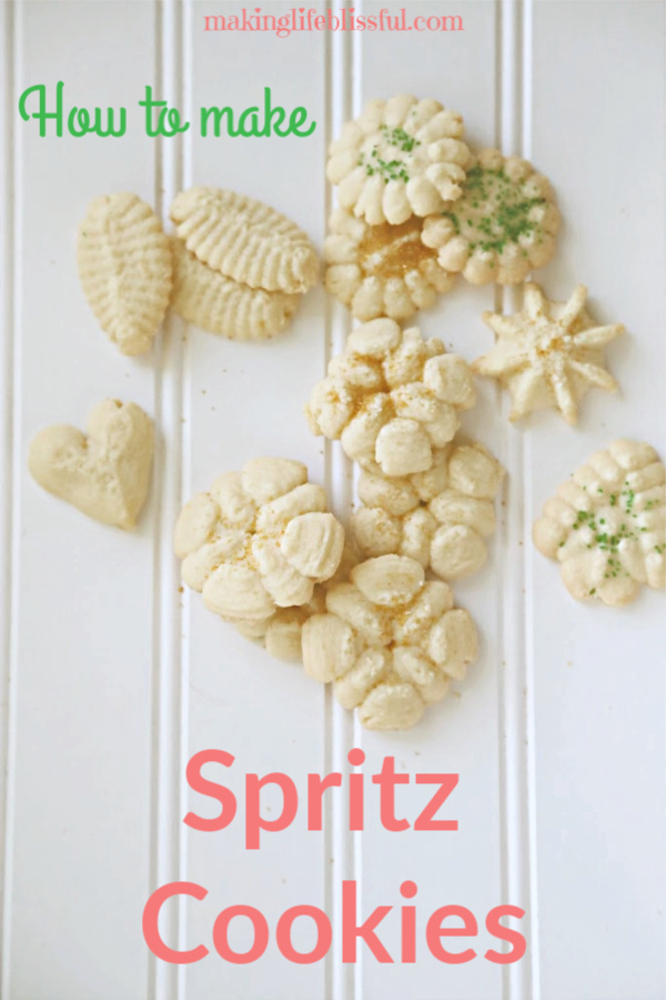 How to make spritz cookies