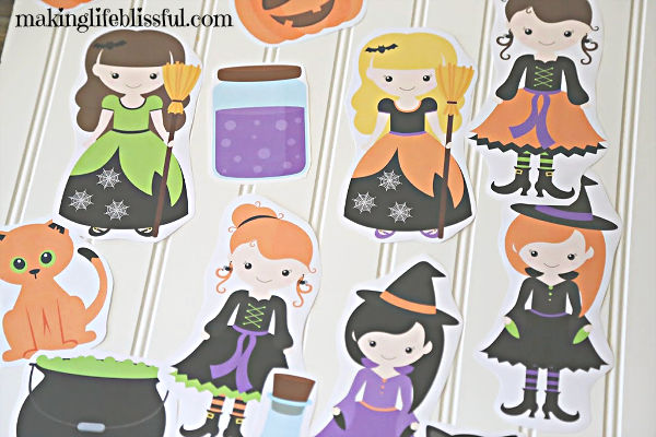 Cute Halloween Witch Printables!