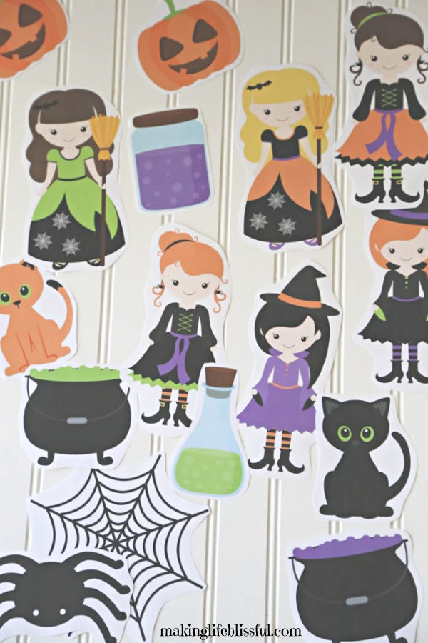 Halloween Witch Party Printable Decorations