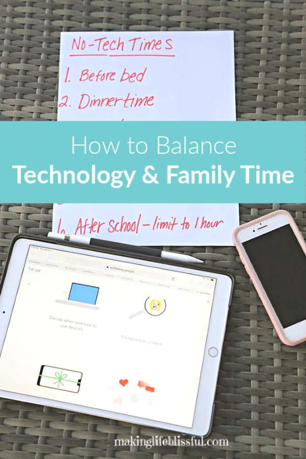 How our family learned to balance technology and family life