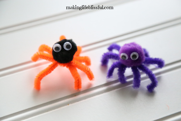 Easy Halloween Spider Craft for kids