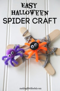 halloween spider craft