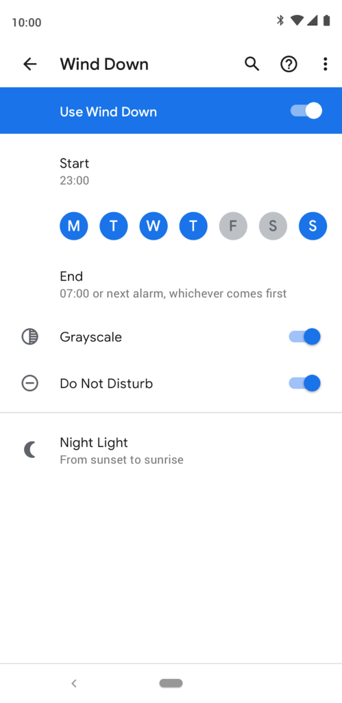 Google's Digital wellbeing tools