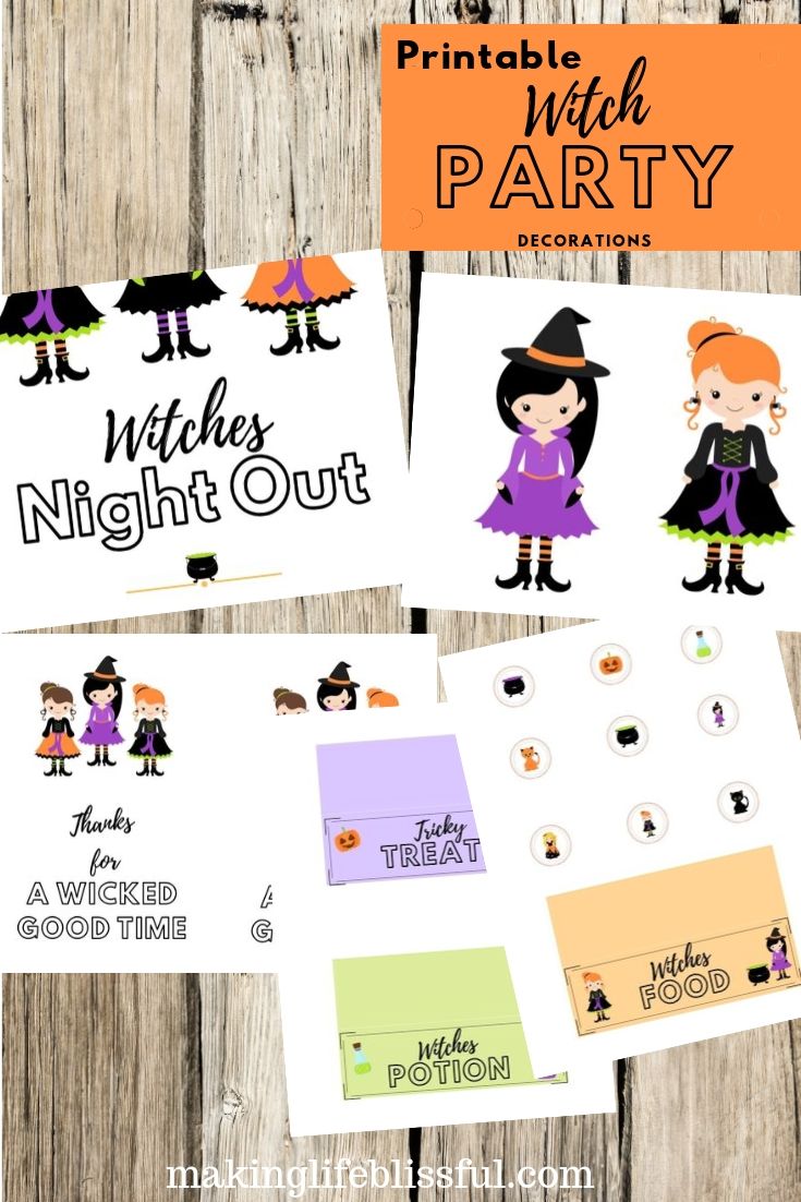 Witches Night Out Printable Bundle