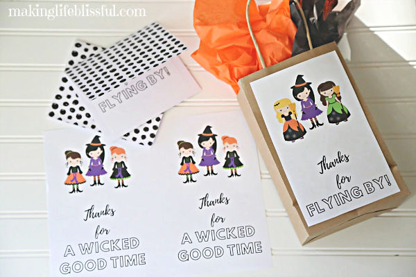 Witch Party Printables and Decor