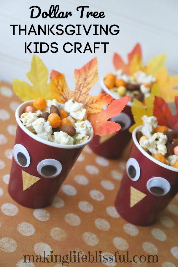 thanksgiving food crafts for kids