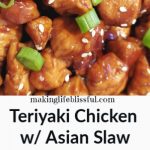 Teriyaki chicken with asian slaw 2