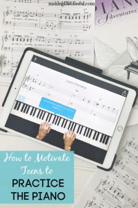 piano tips for teens