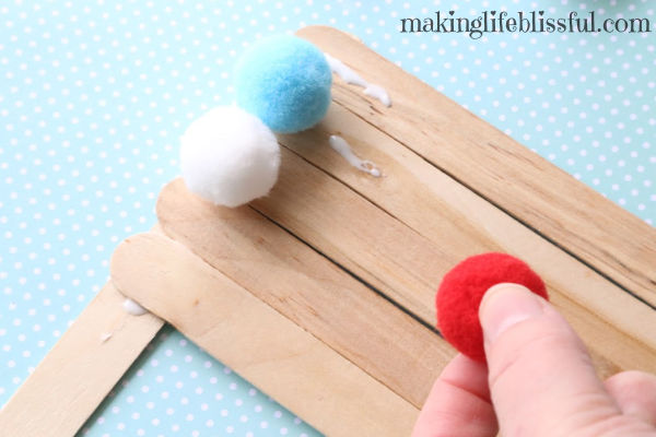 Simple Painters Tape American Flag Craft - 4th Of July Craft For Kids