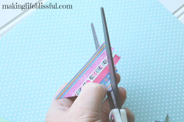 DIY Washi Tape Bookmark how-to