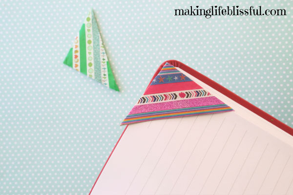 Easy corner envelope bookmarks